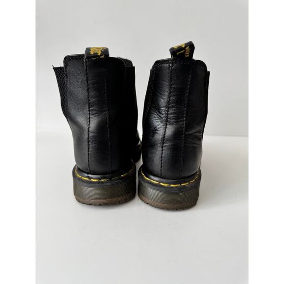 Dr. Martens Unisex Safety Chelsea Boots Size US W 7 Black Leather Slip-On Work - Picture 4 of 9